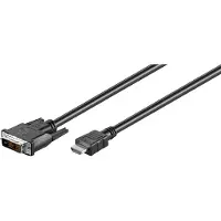 Goobay DVI - HDMI kabel | DVI-D Single Link | zwart | 3 meter