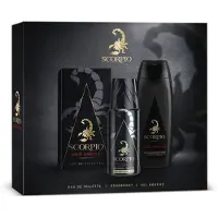 Scorpio NOIR ABSOLU GESCHENKSET EAU DE TOILETTE 75 ML + DOUCHEGEL 250 ML + DEODORANT 150 ML