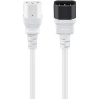 Goobay C13 - C14 stroomkabel voor UPS/PDU | 3x 1,00mm | wit | 3 meter
