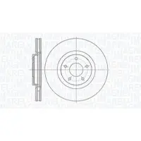 MAGNETI MARELLI 361302040608 Remschijf