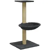 vidaXL Kattenmeubel met sisal krabpaal 74 cm donkergrijs