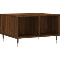 vidaXL Salontafel bruin, eikenlook, 60x50x36,5 cm, houtvezel