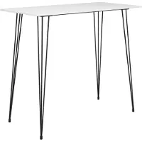 vidaXL Barkruk, wit, 120x60x105 cm
