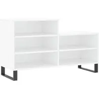 vidaXL Schoenenkast 102x36x60 cm bewerkt hout wit