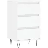 vidaXL Dressoir 40x35x70 cm bewerkt hout wit