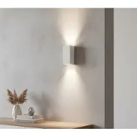 Artdelight Wandlamp Dante 2 lichts 15,5 x 6,5 cm wit