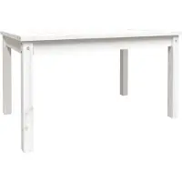 vidaXL Tuintafel 82,5x50,5x45 cm massief grenenhout wit