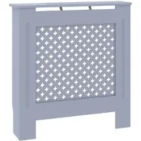 vidaXL Radiatorombouw 78 cm MDF grijs