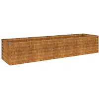 vidaXL Verhoogde tuinbak 194x50x36 cm cortenstaal