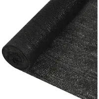vidaXL Privacynet 195 g/m² 1,8x25 m HDPE zwart