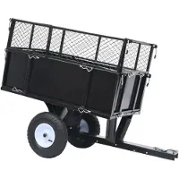vidaXL Kiepwagen voor zitmaaiers 150 kg