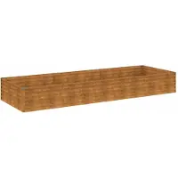 vidaXL Plantenbak verhoogd 291x100x36 cm cortenstaal