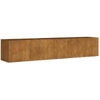 vidaXL Plantenbak verhoogd 200x40x40 cm cortenstaal