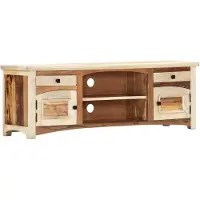 vidaXL Tv-meubel 120x30x40 cm massief gerecycled hout