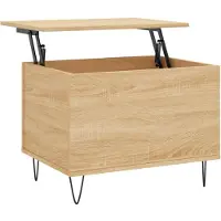 vidaXL Salontafel Sonoma-eik, 60x44,5x45 cm, houtvezel