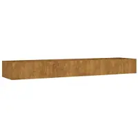 vidaXL Verhoogde plantenbak, 360x80x40 cm, cortenstalen uitvoering