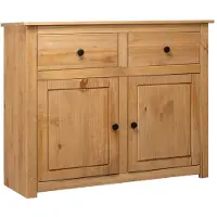 vidaXL Dressoir Panama Range 93x40x80 cm massief grenenhout