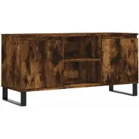 vidaXL Tv-meubel 104x35x50 cm bewerkt hout gerookt eikenkleurig