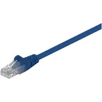 Goobay Patchkabel Cat 5 U/UTP, blauw, 10 meter