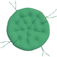 vidaXL Zitkussen rond Ø 100x11 cm oxford stof groen