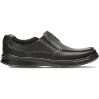 Clarks Clarksvoor mannen. 26131593 Cotrell Free leren schoenen zwart (46), Leer, Plat, Geen, Casual