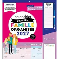Larousse Calendrier mensuel Famille organisée 2027