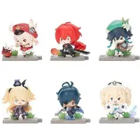 Mihoyo Genshin Impact Battle Scene Series Trading 6 Pack Mondstadt Edition 5 Cm Figuur