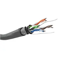 Goobay CAT 5e network cable, SF/UTP, grey 305 m