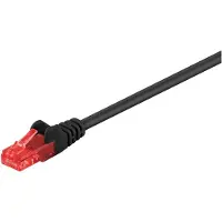 Goobay CAT 6 Patch Cable, U/UTP, black 20 m