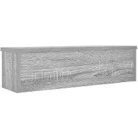 vidaXL Keukenrekken stapelbaar 2 st 50x15x16 cm grijs sonoma eiken