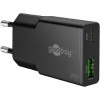 Goobay USB C snellader | | 2 poorten