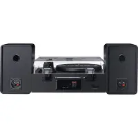 Lenco MC-760BK - Hifi Stereoset met platenspeler en speakers - Internet radio, DAB+, FM, Bluetooth, CD/MP3-speler - Zwart