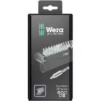 Wera Bit-Check 30 Metal 1 SB 05057440001 Bitset 30-delig Kruiskop Phillips, Kruiskop Pozidriv, Torx, Plat, Inbus Incl. bithouder