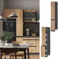 Vicco R-Line Apotheekkast – 30 cm J-vorm Krachtige eik goud
