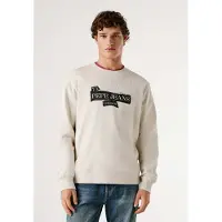 Pepe Jeans Sweatshirt 'GUS' zwart / wit