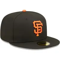 New Era San Francisco Giants Fitted Cap Black Orange | 7/1.2
