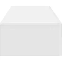 vidaXL Wandschap met lades 100x36x19 cm bewerkt hout wit