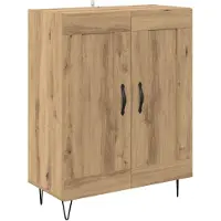 vidaXL Highboard 2 st Artisan Eiken 69,5 x 34 x 180 cm