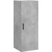 vidaXL Bovenkast 34,5x34x90 cm betongrijs