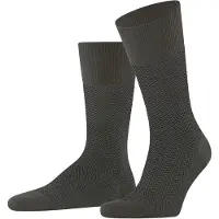 Falke Airport Herringstripe Sok Army | Donkergroen | Maat 39-42
