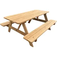 Axi Jean Picknicktafel van hout Thermowood 180 x 150 cm – Bruin