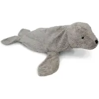 Senger Naturwelt Warmtekussen - Groot - Zegel - Grijs - - OneSize - Knuffels
