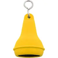Combicraft Hotel sleutelhanger Mayfair met open onderkant 41x70mm geel - 50 stuks