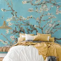 A.S. Création Fotobehang van Gogh - Almond Blossom DD119034 Designwalls Roze Vlies 384 X 260 cm (8 delen) Fotobehang
