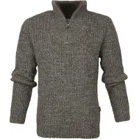 Barbour Heren Truien & Vesten New Tyne Half Zip Knitted Jumper - Donkergrijs - Maat L