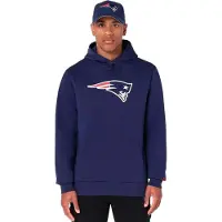New Era Sweatshirt 'Sudadera marino patriots nfl regular hoody neepat' blauw