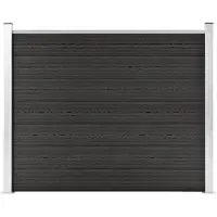 vidaXL Schuttingpaneel 180x146 cm HKC grijs