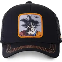 Capslab Pet 'Golla collab negra goku bordado parche frente' zwart