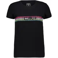 CMP 39d4906 T-shirt Met Korte Mouwen Zwart S Vrouw