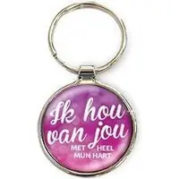 Miko Luxe Sleutelhanger - Ik hou van jou